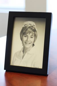 Claudia Berman's nursing school graduation photo in 1971. "I still consider myself a nurse," she said.