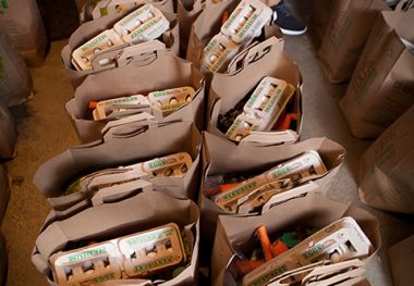 Working Families, Grandparents Use the Food Bank