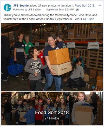 Facebook Photo Album - Food Sort 2018