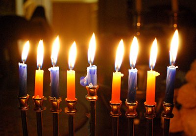 Chanukah candles